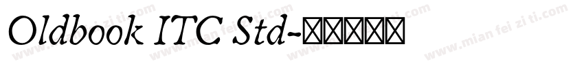 Oldbook ITC Std字体转换